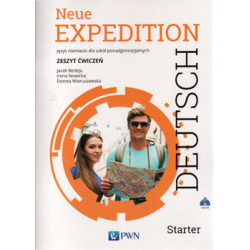 Język niemiecki Neue Expedition Deutsch Starter ćwiczenia. Szkoły ponadgimnazjalne.  PWN